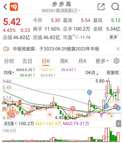 關于股票代碼002251步步高股票行情的全面解析，股票代碼002251步步高股票行情深度解析